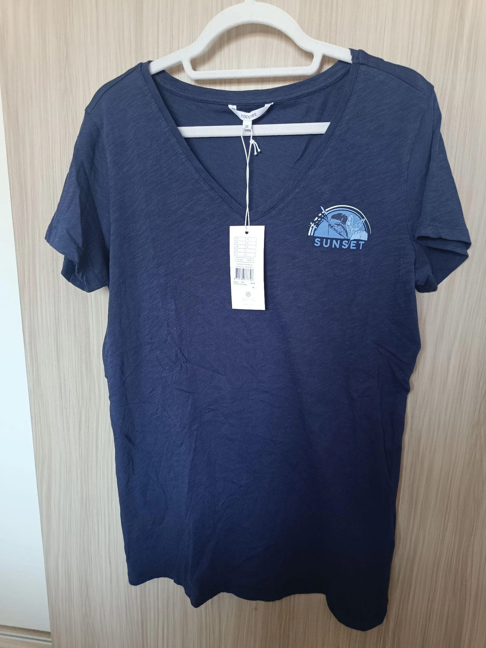 Camiseta Maternidad Noppies T. M Algodón Orgánico 🏷️ NUEVA